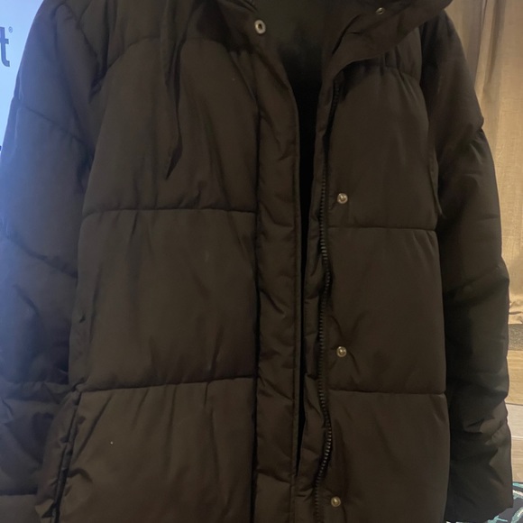 H&M long black oversized puffer 4XL - Picture 3 of 3
